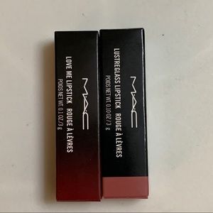 Mac Cosmetics Lipsticks: Syrup and E for effortless